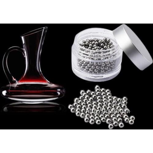 Sobering device sub wine bottle hip flask vase stainless steel clean beads cleaning balls cleaner