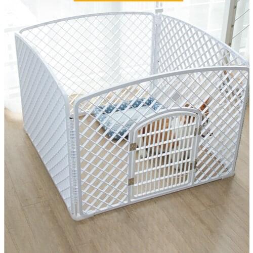 Increase the space the dog cage is stable and does not fall small dog medium dog dog fence bold and high pet fence dog fence fen