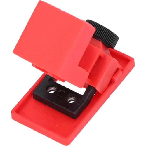 Clamp Type Circuit Breaker Lockout Industrial Molded Case Air Switch Safety Lock for Handle Within 18mm/0.7in Power Supply Lock