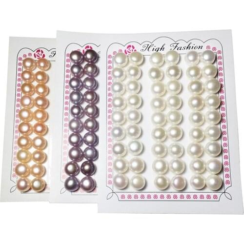Wholesale Loose Natural Pearl Beads 10mm 11mm 3A Freshwater Button Pearls for Ring Making