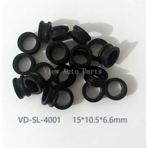200pcs Fit for Mitsubishi Mazda Fuel Injector Rubber Seals Fuel Injector Repair Kit 15*10.5*6.6mm VD-SL-4001