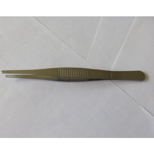 5pcs Carbon steel dressing forceps tweezers plier medical tweezers 30cm Family Health medical large long Straight tip tweezer