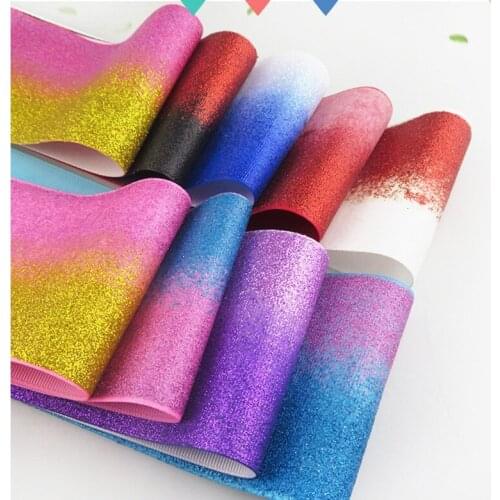 75 mm foil unicorn ribbon 3 inch ribbon holographic ribbon