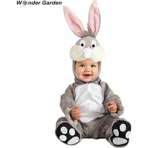 Wonder Garden Infant Toddlers Baby Girls Rabbit Bunny Cosplay Costume Halloween Christmas Purim Holiday Easter Day