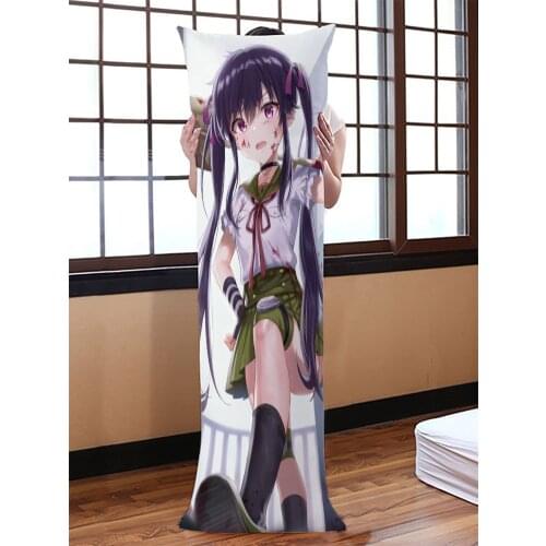 Gakkou Gurashi! Dakimakura Body Pillow Case Genshin Impact Decorative Cover 150x50cm Home Decoration Pillowcases Printed Long