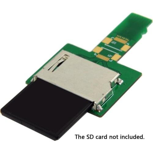 Xiwai 1Set SD TF Card Socket Female to Micro-SD TF Male Memory Card Kit Extension Adapter Testing Tools Extender