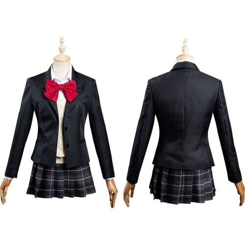 Higehiro Ogiwara Sayu Cosplay Costume Outfits High School Students Uniform Halloween Carnival Pleated skirt Suit