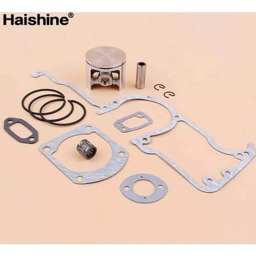 50mm Piston Ring Needle Bearing & Complete Engine Gasket Set For HUSQVARNA 266 268 Chainsaw Parts 501 65 94 03 / 501 52 26-04
