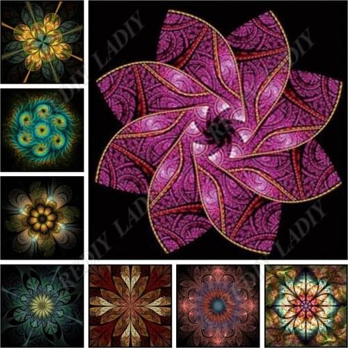 Full Square / Round Diamond Painting Mandala Totem Diamond Embroidery Crystal Mosaic Picture Beaded Cross Stitch Hobby & Crafts