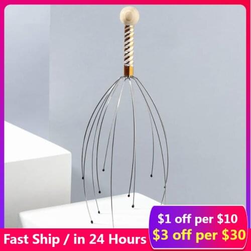 Capillary massager anti-stress for head murashka Anti-stress Pain Relief Scalp Relax Spa Headache Stimulate Blood Circulate Tool