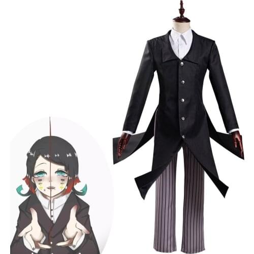 Kimetsu no Yaiba the Movie: Mugen Train Enmu Cosplay Costumes Uniform Pants Dream Role Play Costume Full Sets Halloween