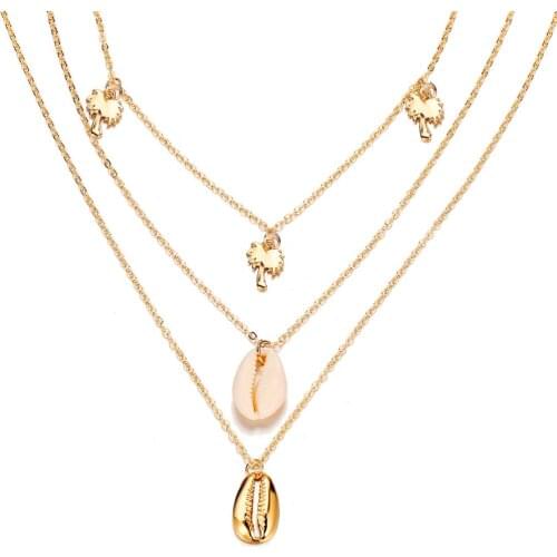 New Fashion Jewelry Gold Color Coin Round Circle Pendant Necklace For Women Elegant Clavicle Necklace Wedding Jewelry Gift