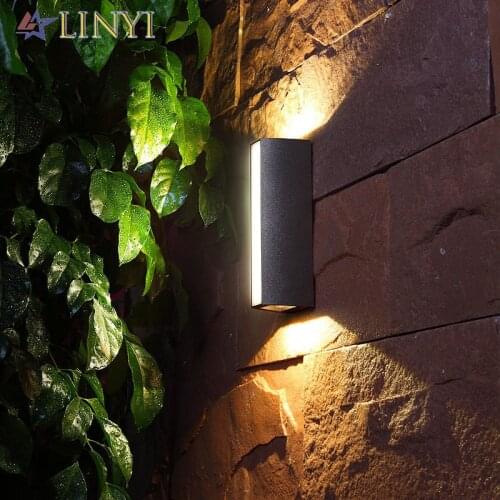 New Design Outdoor LED Wall Lamp Waterproof IP65 3 Heads Strip Lights Garden Villa Courtyard Staircase Aisle Porch Wall Lights