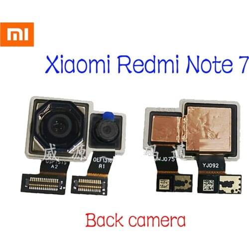 Original Tested Working Hongmi Note7 Big Main Dual Camera For Xiaomi Redmi Note 7 Pro Rear Back Camera Phone Flex Cable Parts