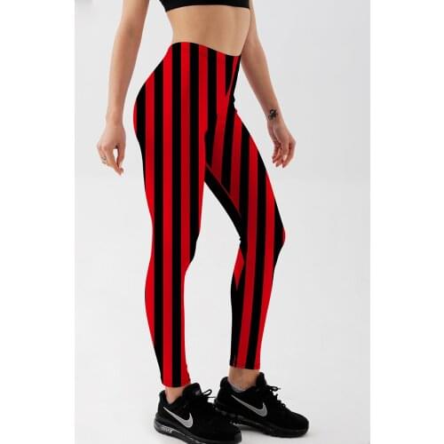 HOT Sexy Fashion Hot Pirate Leggins Pants Digital Printing BEETLEJUICE RED LEGGINGS For Women