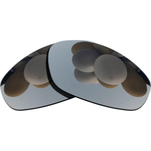 Polarized Sunglasses Replacement Lenses for-Whisker Frame - Silver