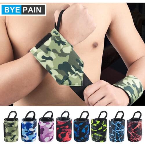 1Pcs BYEPAIN 22Inch/55cm Wrist Wraps With Thumb Loops - Wrist Braces for Weight Lifting, Bodybuilding, Powerlifting