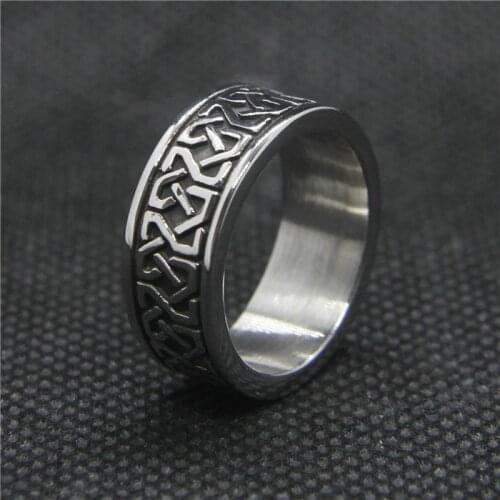 Drop Ship Size 7~12 New Simple Style Mens Party Ring 316L Stainless Steel Jewelry Polishing Ring
