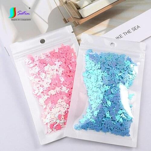 Dreamlike Color Dolphins Rainbow Sequins Doll Clothing Materials DIY Dress Nail Art Eye Makeup Decorative Package Sequins
