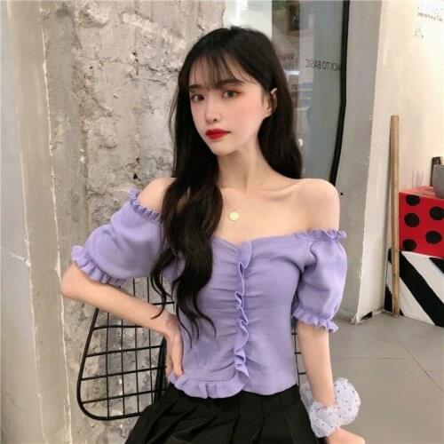 Knit Short Sleeve Striped Shrug Short Loose Classic Casual Lightweight Ruffle Knit For Women Girls NYZ Shop