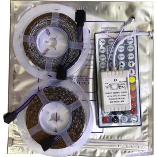 1 set 2x5 meter/1 roll 2017 Professinal 600 LEDs 3528 SMD RGB Long Service Time LED Super Brightness Flexible Light Strip DC 12V