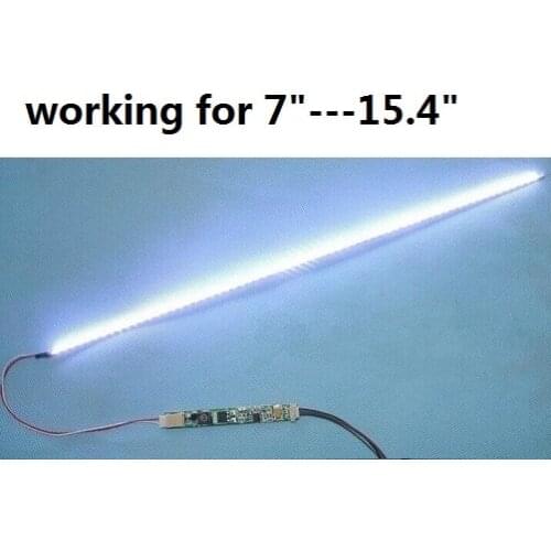 5set=15.7$ 10set=28.7$ LCD upgrade LED backlight kit 336mm working for 15"15.4"15.4 inch notebook laptop Brightness adjustab