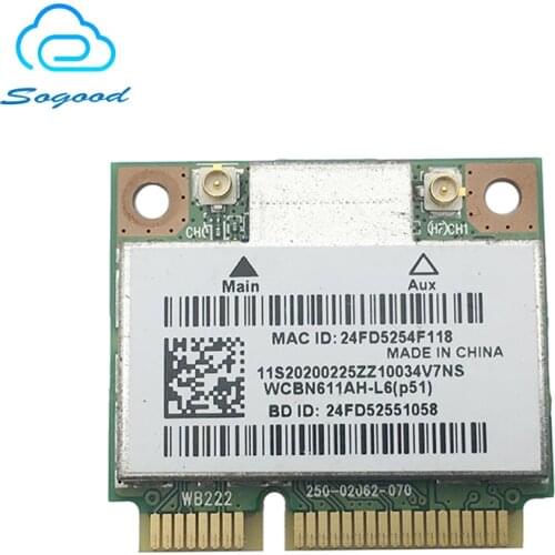 Atheros AR5B22 AR946X 2.4G&5G 300Mbps Mini PCIe bluetooth 4.0 Wireless Network Card for Lenovo Y400 Y500 Y410P Y510P Y430P Y480