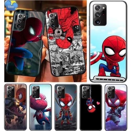 Marvel Cute Spider Man For Samsung Galaxy A01 A11 A12 A22 A21S A31 A41 A42 A51 A71 A32 A52 A72 A02S Soft Phone Case