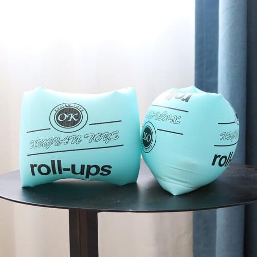 Children Inflatable Swimming Arm Ring Floats Armbands Thick Floater Trainer Pool Toy