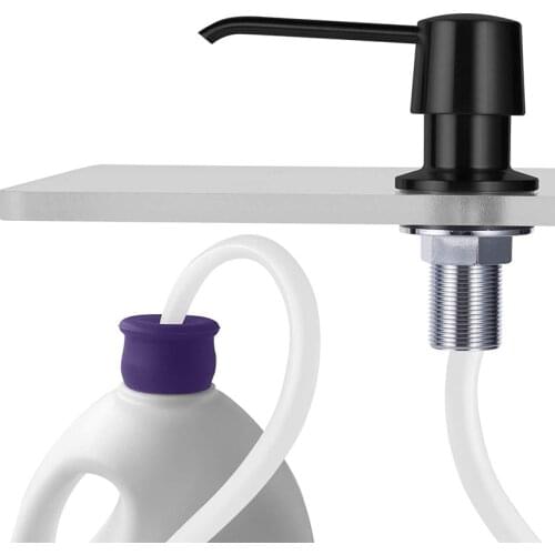 Liquid Soap Dispenser Gold Kitchen Sink ABS Plastic Built In Lotion Pump Extension Tube For Bathroom/Kitchen Dispenser