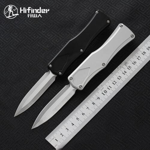 Hifinder version D2 blade 6061-T6 handle OUTDOOR Knife survival KNIVES EDC Tactical knife Camping TOOL