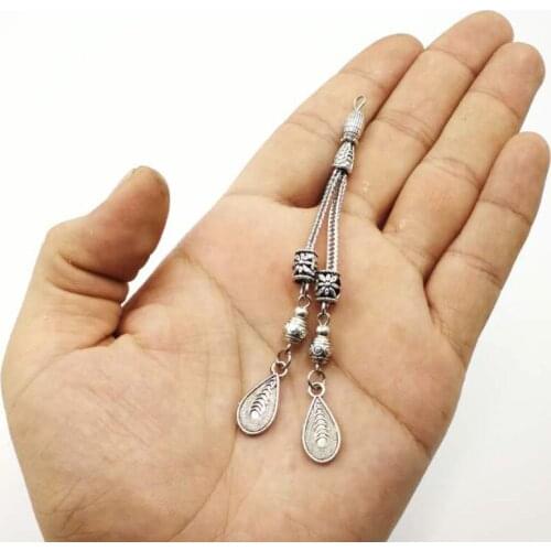 2019 New arrival Tasbih tassels Mans Classic style popular rosary tassel metal Rosary Pendant
