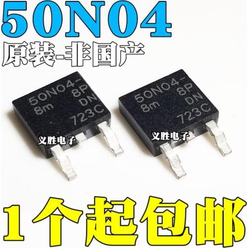 2PCS New and original SUD50N04-8M8P Field effect tube N 40V 50A TO-252 N channel field effect tube