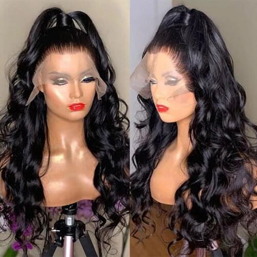 Body Wave Lace Front Wig HD Lace Front Human Hair Wigs Pre Plucked Perruvian Remy Hair Wigs Laritaiya Body Wave Lace Closure Wig