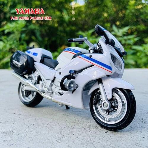 Maisto 1:18 YAMAHA FJR 1300A Police motorcycle series original authorized simulation alloy motorcycle model toy car