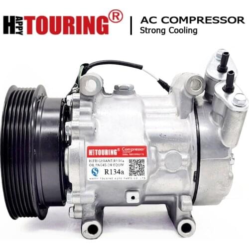 SD6V12 AIR CON A/C COMPRESSOR for Renault Twingo Clio Modus 8200953359 8200756601 27630-00QAP 8200578856 8200357173 8200819568