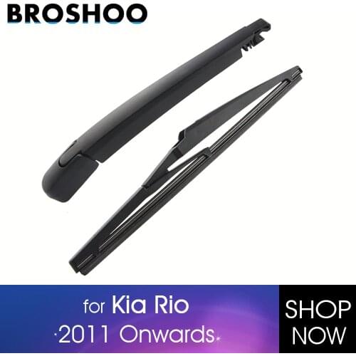 BROSHOO Car Rear Wiper Blades Back Windscreen Wiper Arm For KIA Rio Hatchback (2011 Onwards) 280mm,Windshield Auto Styling