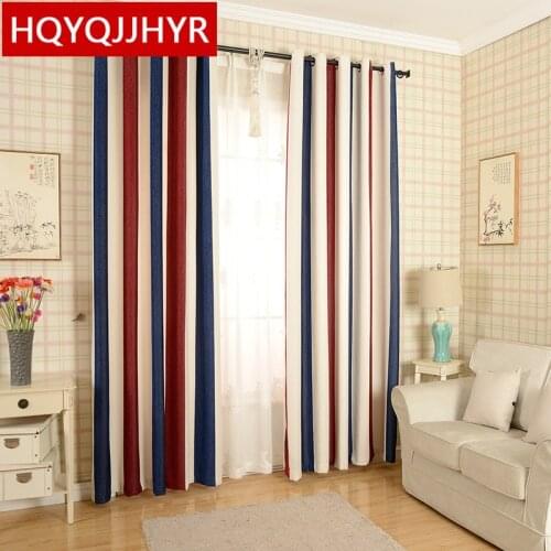 New bars Mediterranean chenille blackout curtains for living room Upscale thicker curtains for window bedroom/balcony