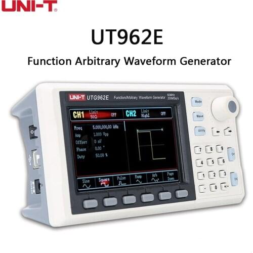 UNI-T UTG932E UTG962E Best Function Arbitrary Waveform Generator Signal Source 2 Channels 200MS/s Frequency Meter 30Mhz 60Mhz