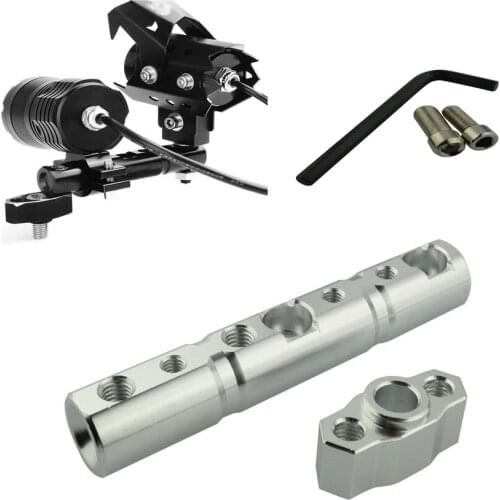 Silver Motorcycle Parts 8mm 10mm Universal Rearview Mirror Extender Scooter Mount Bracket Bar Espejo Holder for Harley