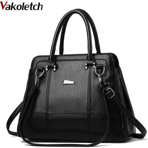 Vintage luxury shoulder bags Lady bolsa 2020 autumn fashion casual tote bags Quality patent leather women handbags handbag KL506