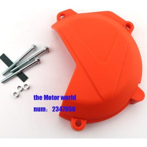A piece of Motorcycle Clutch protection cover for KTM SXF/XCF250/350 2016-2018 XCFW/EXCF250/350 2017 2018