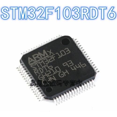 1PCS 100% new original authentic STM32F103RDT6 QFP-64 32F103RDT6 QFP64 32-bit microcontroller chip