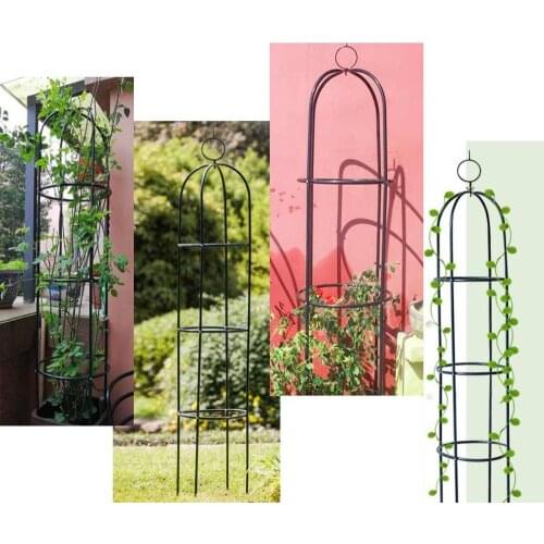 188CM Iron Tube Wedding Decoration Arches Garden Climbing Plant flower Vine Rack Planter Trellis Support Metal Frame Display