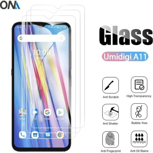 3Pcs Tempered Glass For UMIDIGI A11 Glass Screen Protector 9H Tempered Glass for UMIDIGI A9 MAX Protective Film