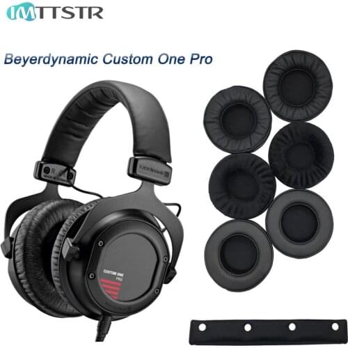IMTTSTR Replacement Ear Pads Headband for Beyerdynamic Custom One Pro Earphones Sleeve Earpads Pillow Ear Cups