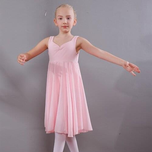 Girls Ballet Dancing Dress Childrens Gymnastics Leotard Girls Leotards Professional Tutu Dress Kids Dancing Costume D0787