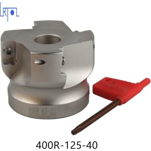 Livraison Gratuite BAP400R-125-40-7T Visage Fraise Outils Pour CARBIDE Inserts Convient Pour NC/CNC Machine face milling cutter