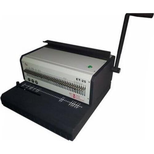 ET-25 Electric double wire/loops binding machine book binder machine books binding machine 220V 150W 1PC