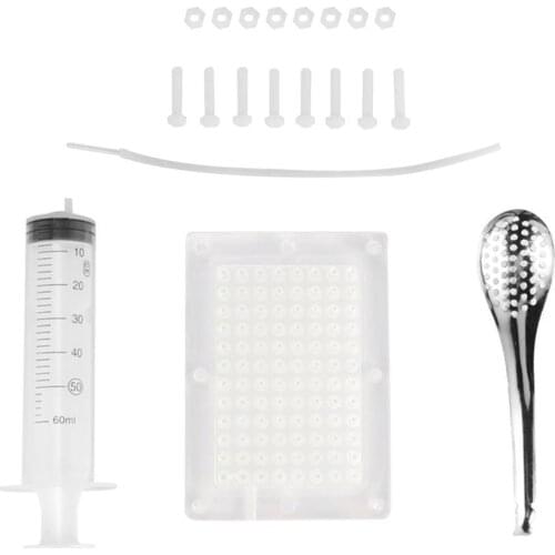1Pcs Caviar Generator 100 Holes Molecular Gourmet Maker Tools Kitchen Equipment Seafood Home Cooking Tools Decoration Gadgets